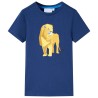 Kinder-T-Shirt Dunkelblau 140