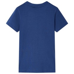 Kinder-T-Shirt Dunkelblau 140