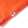 Kinder-T-Shirt Dunkelorange 140