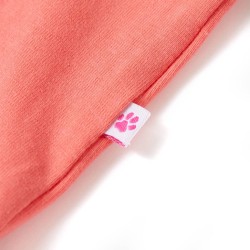 Kinder-T-Shirt mit Flügelärmeln Korallenrosa 104