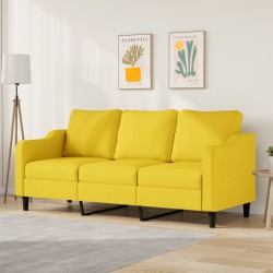 3-Sitzer-Sofa Hellgelb 180...