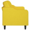 3-Sitzer-Sofa Hellgelb 180 cm Stoff