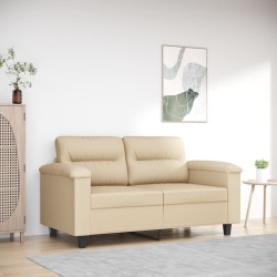 2-Sitzer-Sofa Creme 120 cm...