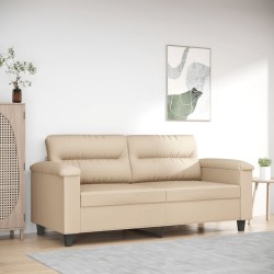 2-Sitzer-Sofa Creme 140 cm...