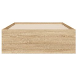 Bettgestell mit Schubladen Sonoma-Eiche 90x200cm Holzwerkstoff