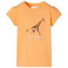 Kinder-T-Shirt Hellorange 92