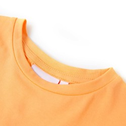 Kinder-T-Shirt Hellorange 92