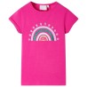 Kinder-T-Shirt Dunkelrosa 104