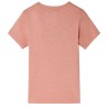 Kinder-Kurzarmshirt Hellorange 116