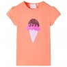 Kinder-T-Shirt Neonorange 140