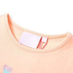 Kinder-T-Shirt Hellorange 140