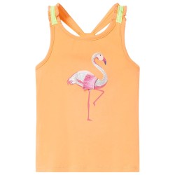 Kinder-Tanktop Hellorange 128