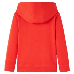 Kinder-Kapuzenpullover Rot 104