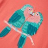 Kinder-T-Shirt Korallenrosa 140