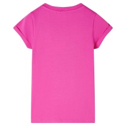 Kinder-T-Shirt Dunkelrosa 140