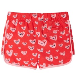 Kindershorts mit Kordelzug Rot 116