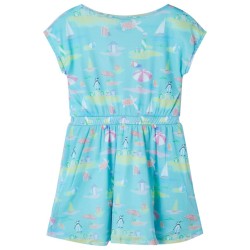 Kinderkleid Hellblau 104