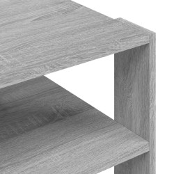 Couchtisch Grau Sonoma 59,5x59,5x40 cm Holzwerkstoff