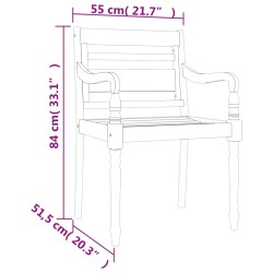 5-tlg. Garten-Essgruppe Massivholz Teak