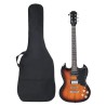 E-Gitarre für Anfänger mit Tasche Braun und Schwarz 4/4 39"