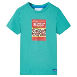 Kinder-Kurzarmshirt Dunkles...