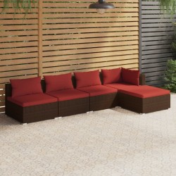 5-tlg. Garten-Lounge-Set...