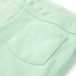 Kindershorts mit Kordelzug Knallgrün 116