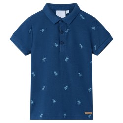 Kinder-Poloshirt Dunkelblau 140