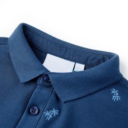 Kinder-Poloshirt Dunkelblau 140