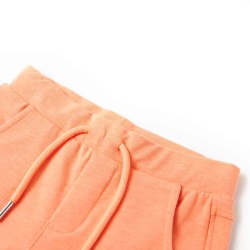 Kindershorts mit Kordelzug Neonorange 128