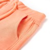 Kindershorts mit Kordelzug Neonorange 128