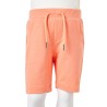 Kindershorts mit Kordelzug Neonorange 128