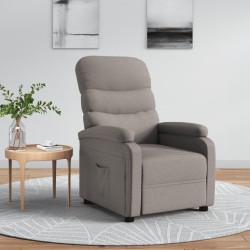 Relaxsessel Taupe Stoff