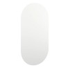 Spiegel mit LED-Leuchten 60x30 cm Glas Oval