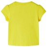 Kinder-T-Shirt Gelb 116