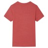 Kinder-T-Shirt Paprikarot 104