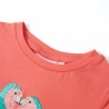 Kinder-T-Shirt Korallenrosa 116