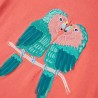 Kinder-T-Shirt Korallenrosa 116