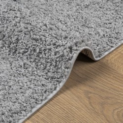 Shaggy-Teppich PAMPLONA Hochflor Modern Grau 240x340 cm