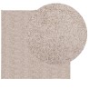 Shaggy-Teppich PAMPLONA Hochflor Modern Beige 160x160 cm