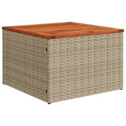 12-tlg. Garten-Sofagarnitur mit Kissen Grau Poly Rattan