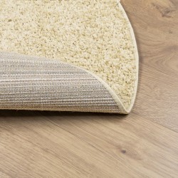 Teppich Shaggy Hochflor Modern Golden Ø 240 cm