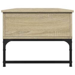 Couchtisch Sonoma-Eiche 100x50x40 cm Holzwerkstoff und Metall