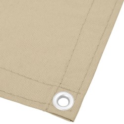 Balkon-Sichtschutz Beige 75x800 cm 100 % Polyester-Oxford