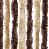 Fliegenvorhang Beige und Hellbraun 100x230 cm Chenille