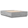 Bettgestell Grau Sonoma 120x200 cm Holzwerkstoff