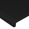 Kopfteil mit Ohren Schwarz 93x23x78/88 cm Stoff