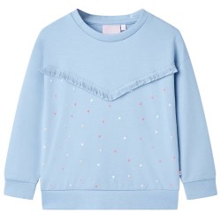 Kinder-Sweatshirt Blau 128