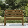 Gartenbank Honigbraun 109x48x91,5 cm Massivholz Kiefer