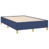 Boxspringbett mit Matratze Blau 120x190 cm Stoff